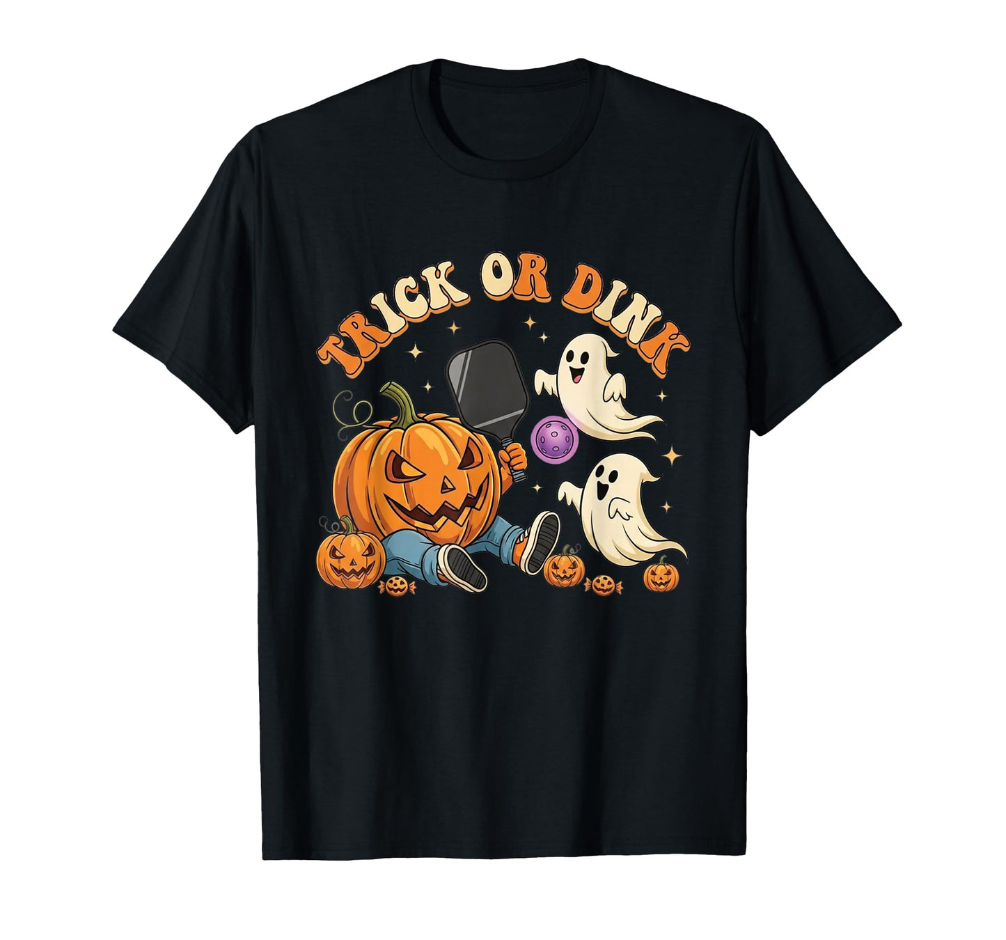 Halloween Costumes Adult Pickleball Trick or Dink Tee T-Shirt