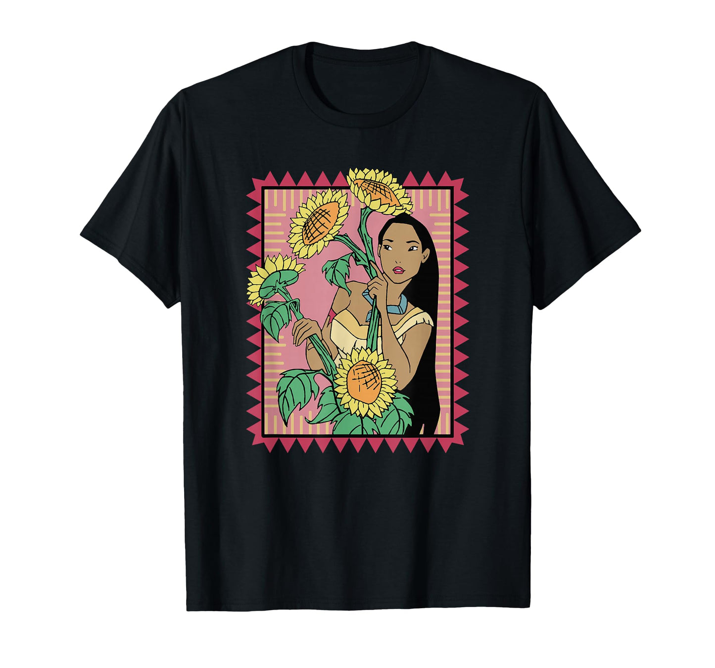 Disney Pocahontas Sunflowers Movie Still T-Shirt