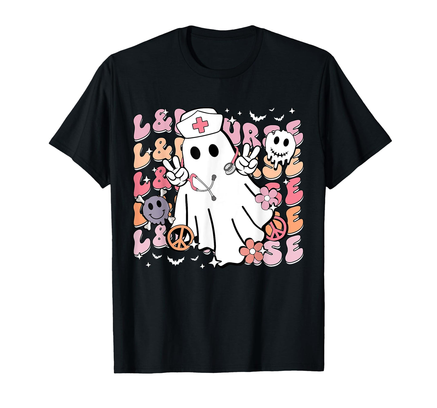 Groovy Labor & Delivery Funny Halloween Costume L&D Nurse T-Shirt