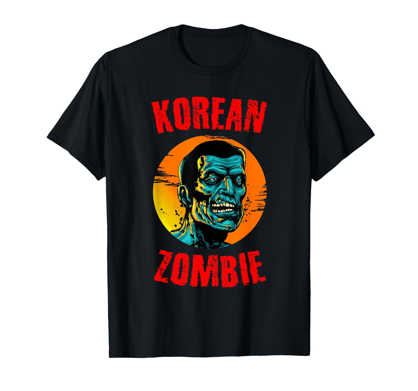 Korean Zombies Horror Halloween Undead Corpse Zombies T-Shirt