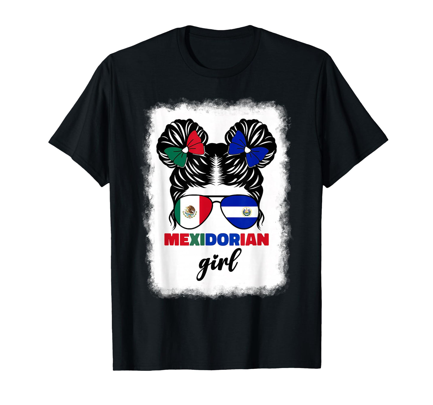 Half Mexican and Salvadorian Mexico El Salvador Baby Kids T-Shirt