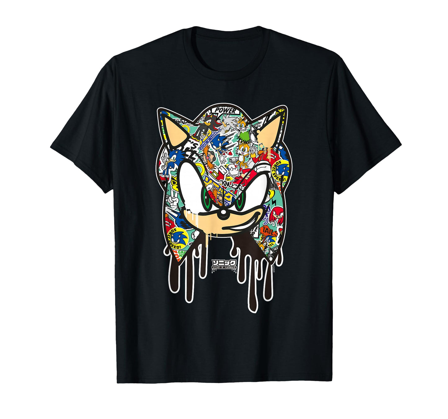 Sonic the Hedgehog - Sticker Sonic T-Shirt