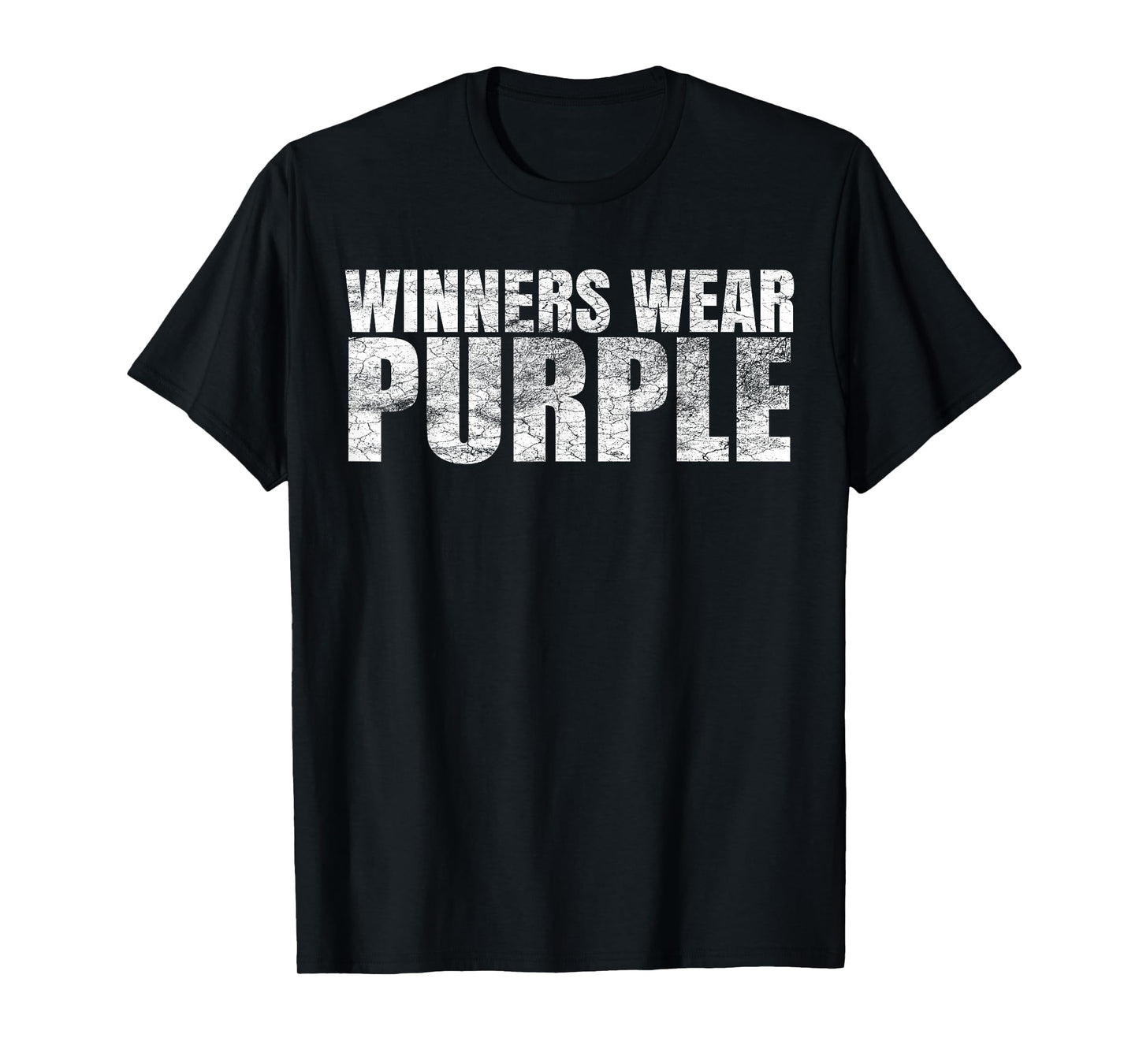 Winners Wear Purple Color War Camp Team Game Competition T-Shirt