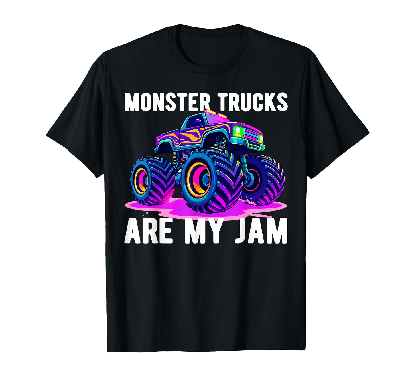 Monster Trucks Are My Jam Monster Truck T-Shirt