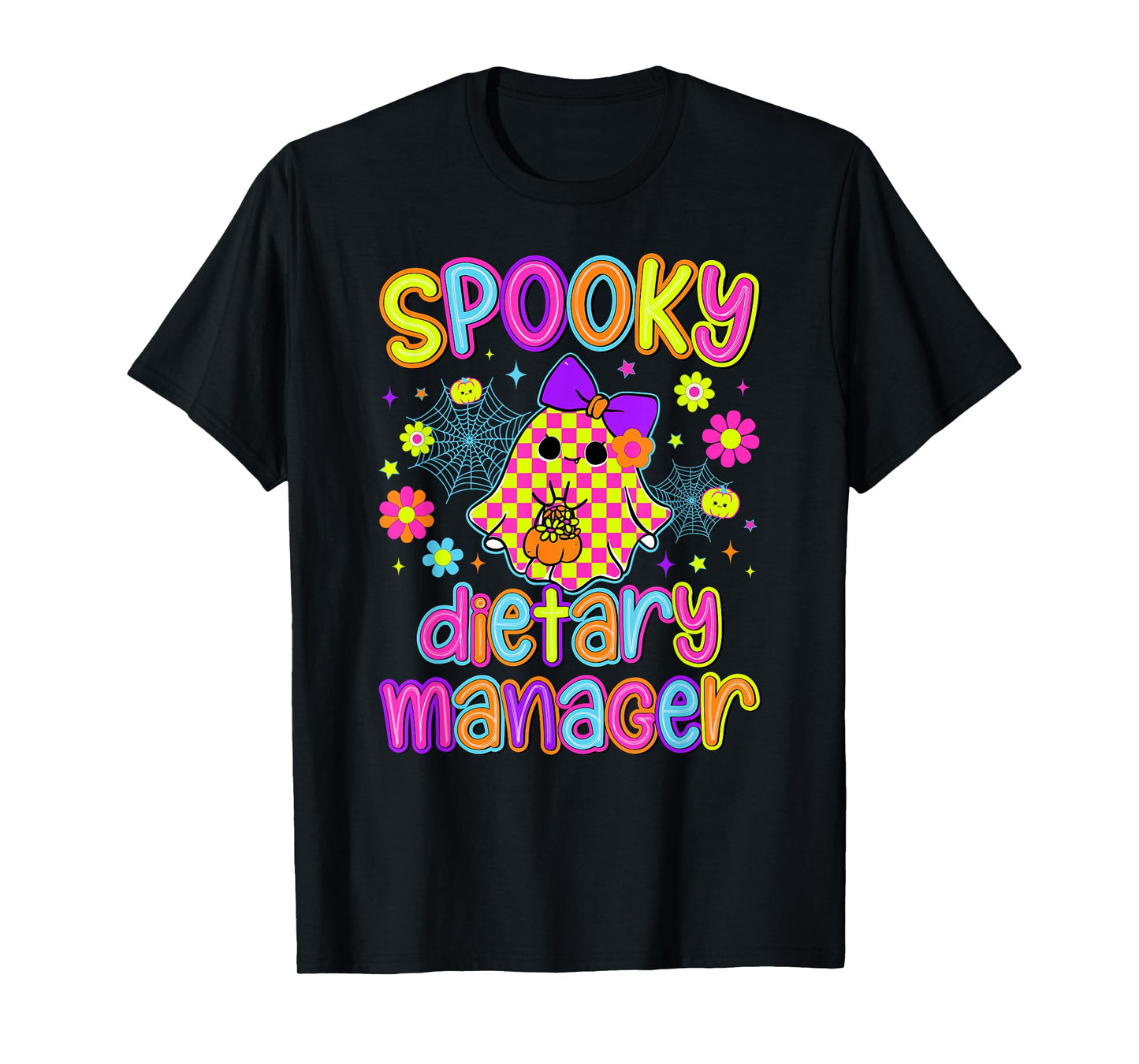 Spooky Dietary Manager Halloween Dietary Management Coquette T-Shirt