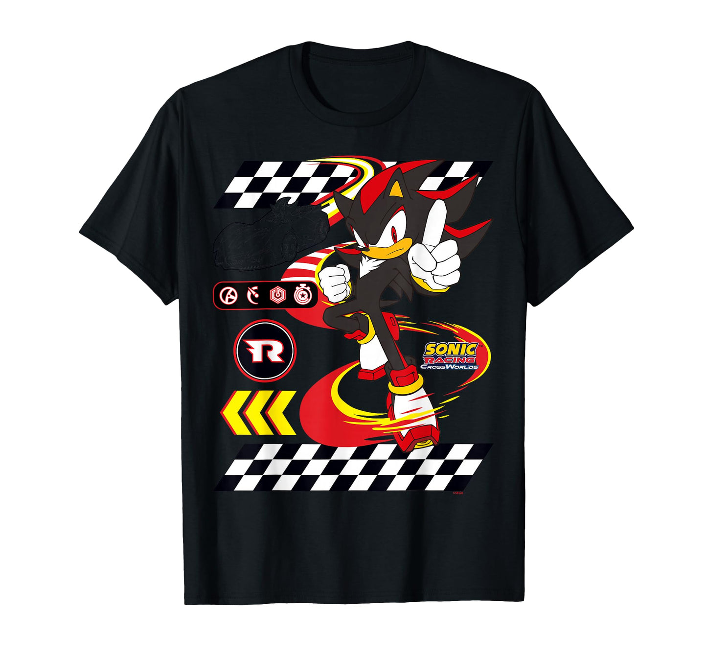 Sonic Racing CrossWorlds - Ultimate Driver Shadow T-Shirt