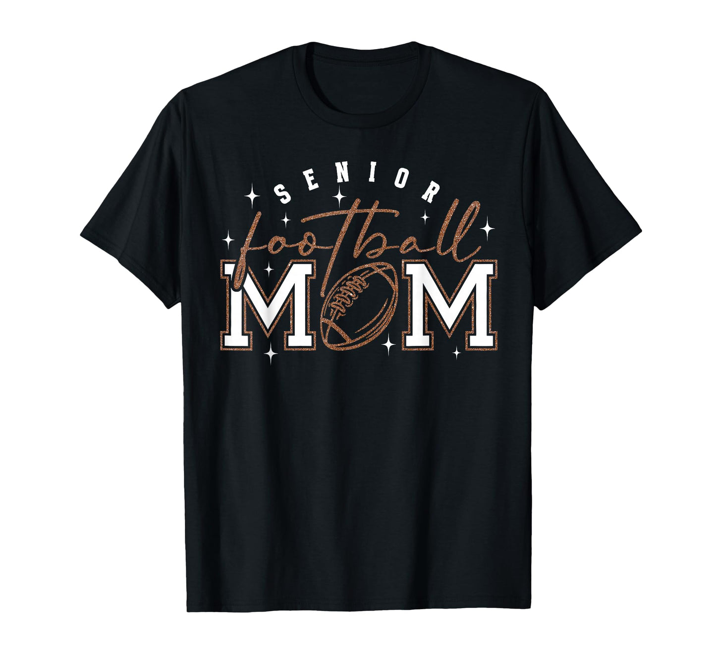 Senior Football Mom Football Mama Game Day Class of 2026 T-Shirt