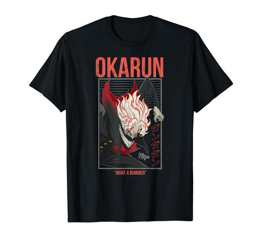 Dan Da Dan What a Bummer Okarun with Kanji Anime T-Shirt