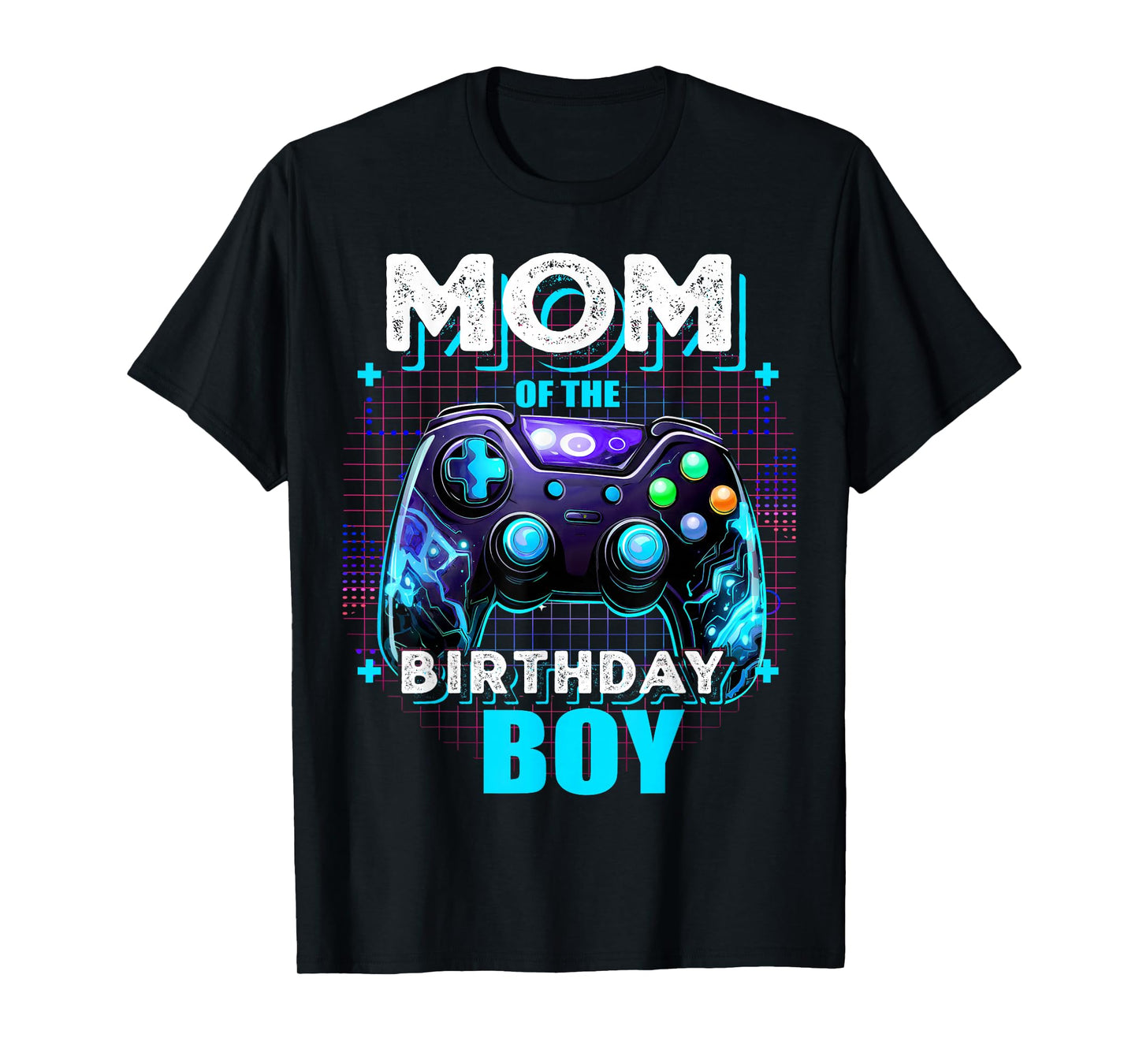 Mom of the Birthday Boy Matching Video Game Birthday Party T-Shirt