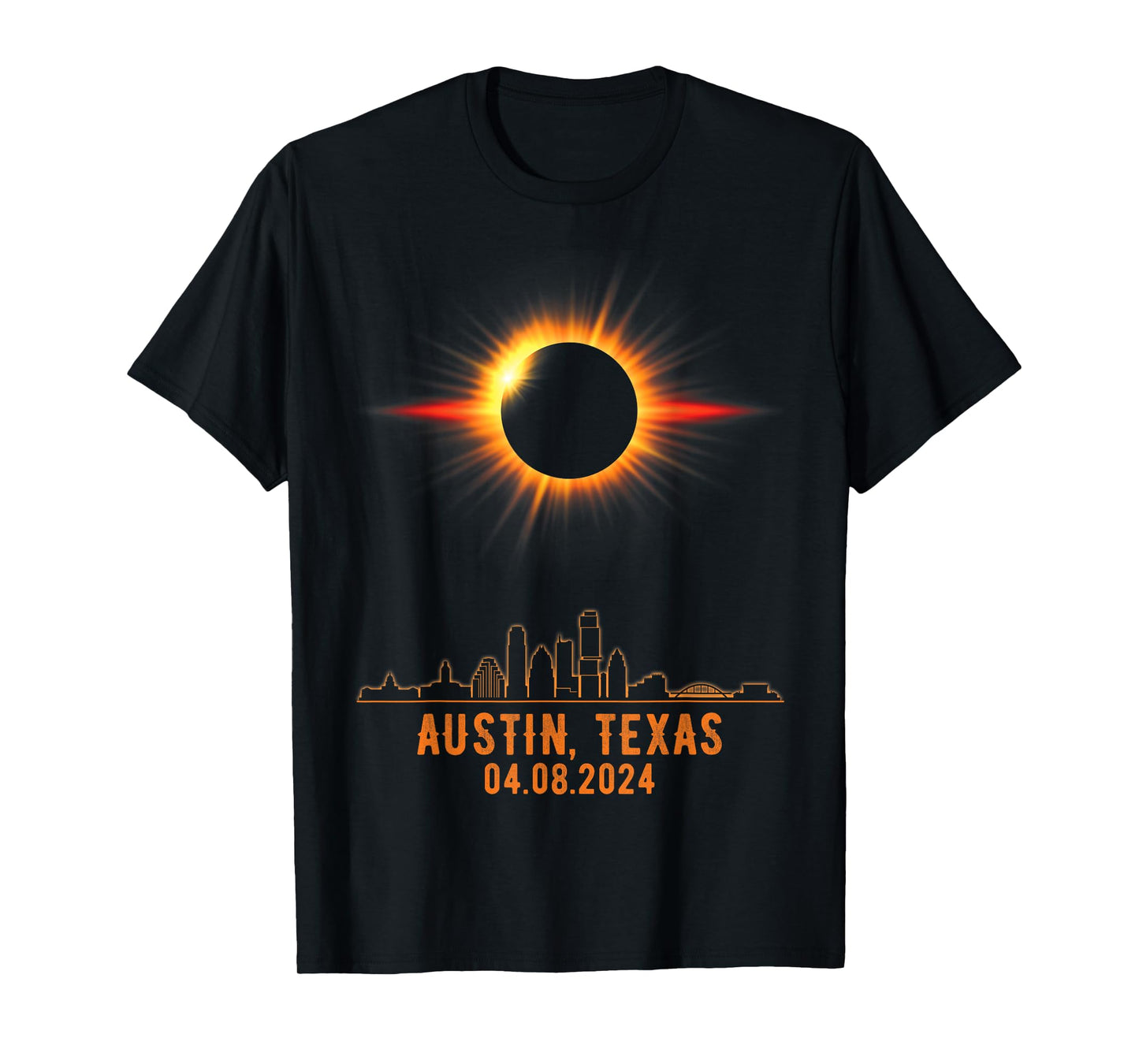 Total Solar Eclipse 04.08.2024 Austin, Texas T-Shirt