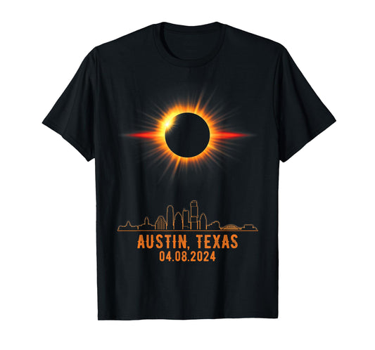Total Solar Eclipse 04.08.2024 Austin, Texas T-Shirt