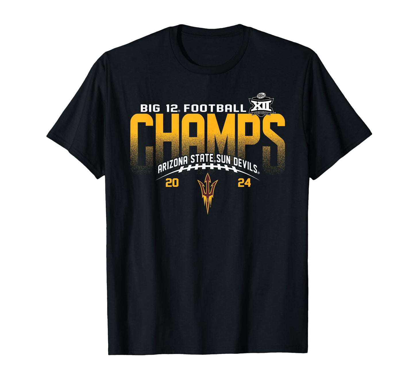 Arizona State Sun Devils Big 12 Champs 2024 Football Icon T-Shirt