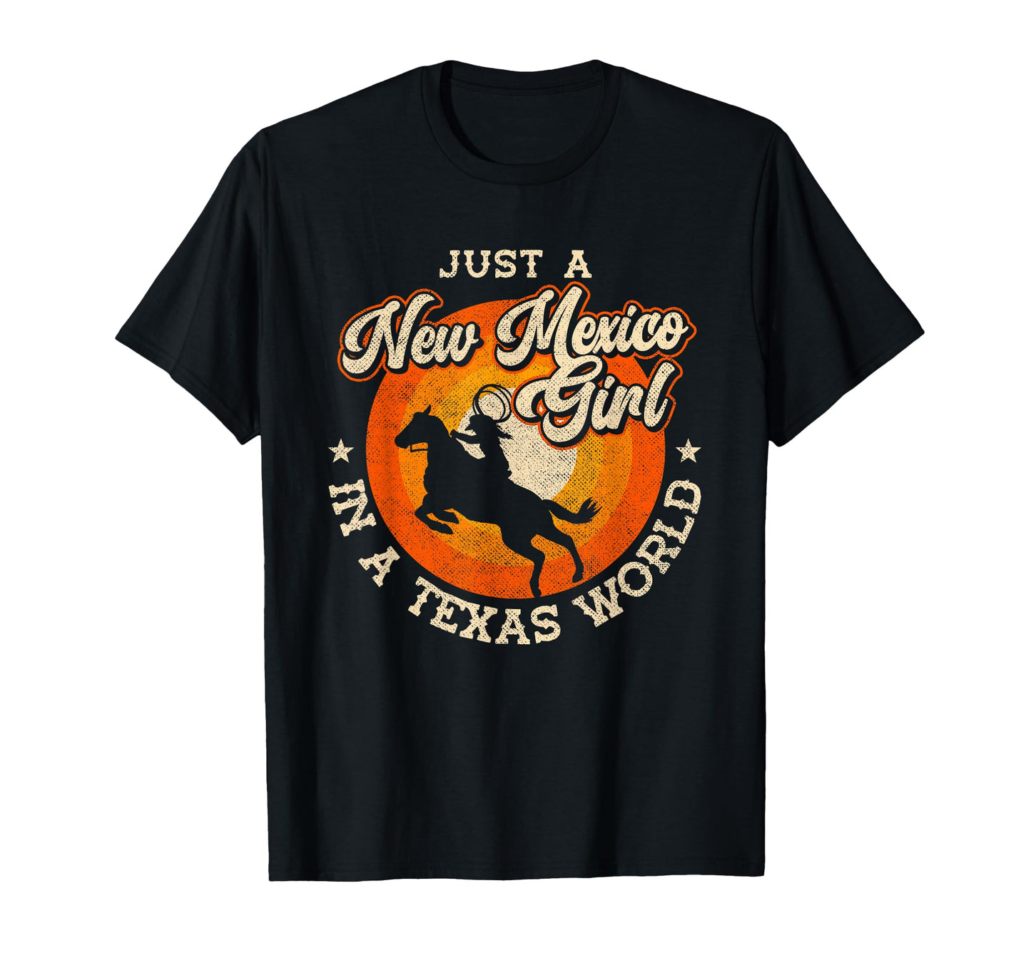 Just A New Mexico Girl In A Texas World Proud New Mexicans T-Shirt