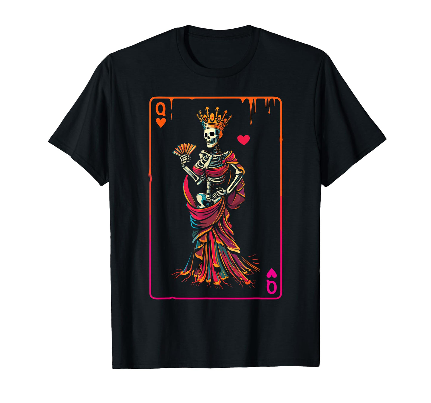 Queen of Hearts Halloween Costume Valentines Card Couple Set T-Shirt