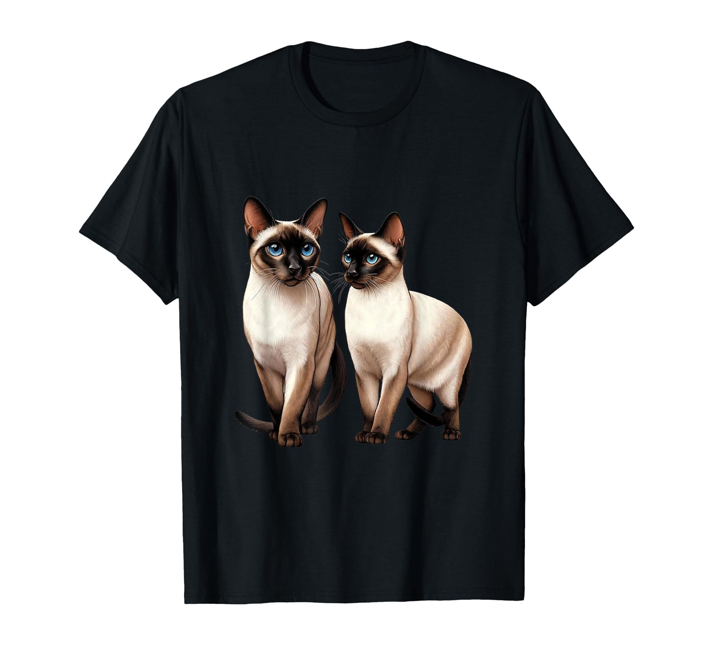 Siamese Cat T-Shirt for Men Women Kids
