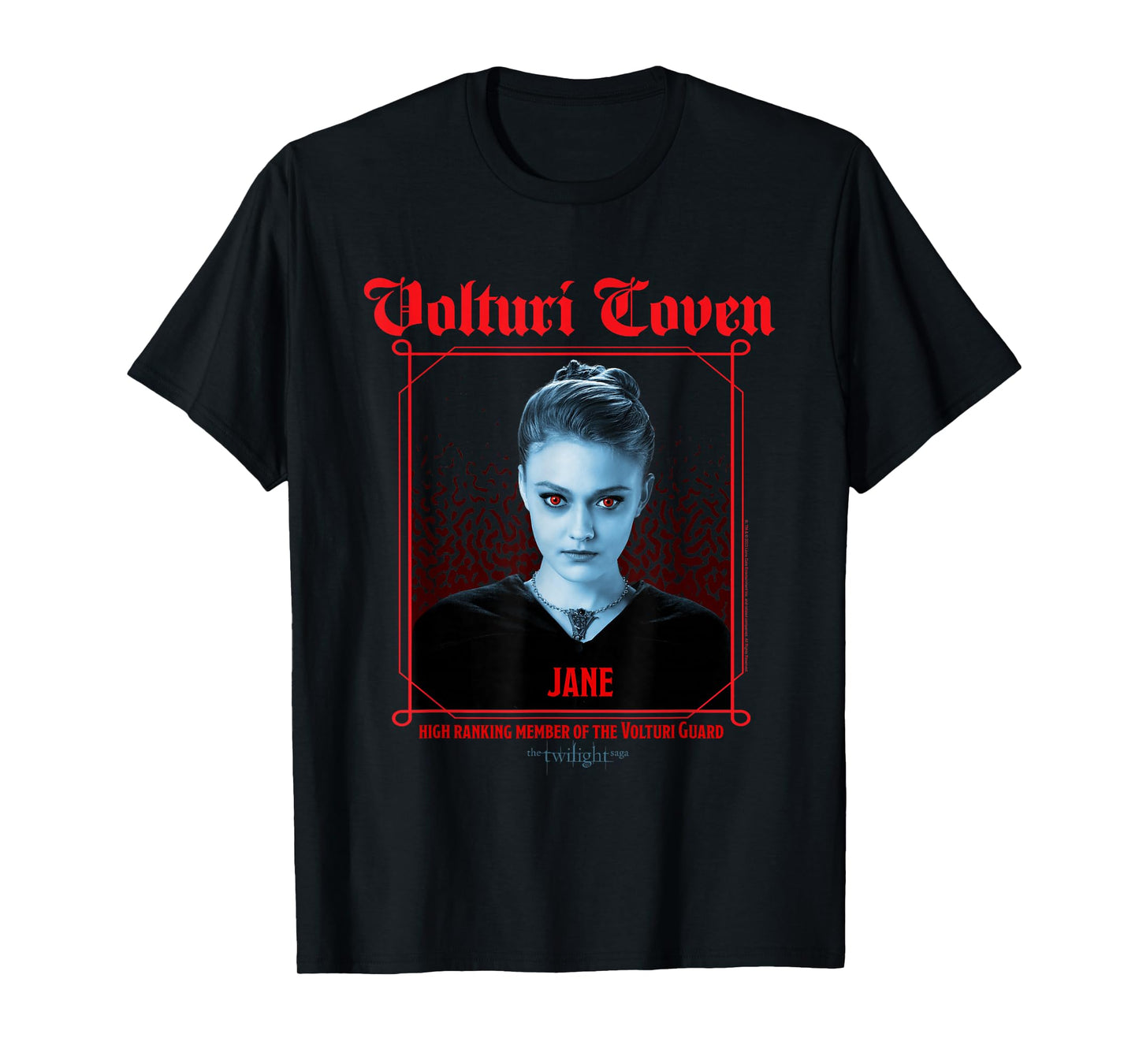 Twilight Jane Volturi Coven High Ranking Member Movie T-Shirt