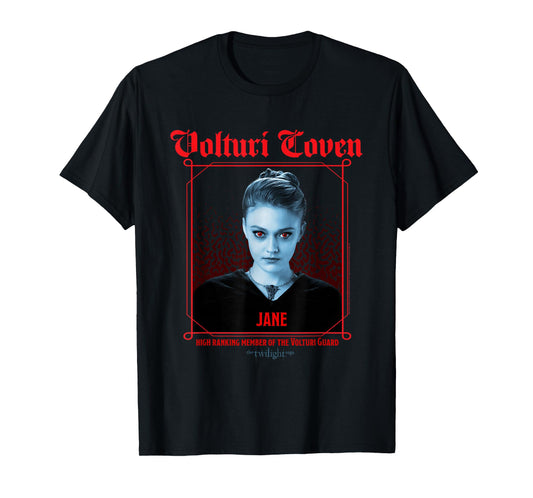 Twilight Jane Volturi Coven High Ranking Member Movie T-Shirt