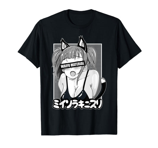 Anime Waifu Hentai Anime Lover Anime Girl Japanese Aesthetic T-Shirt