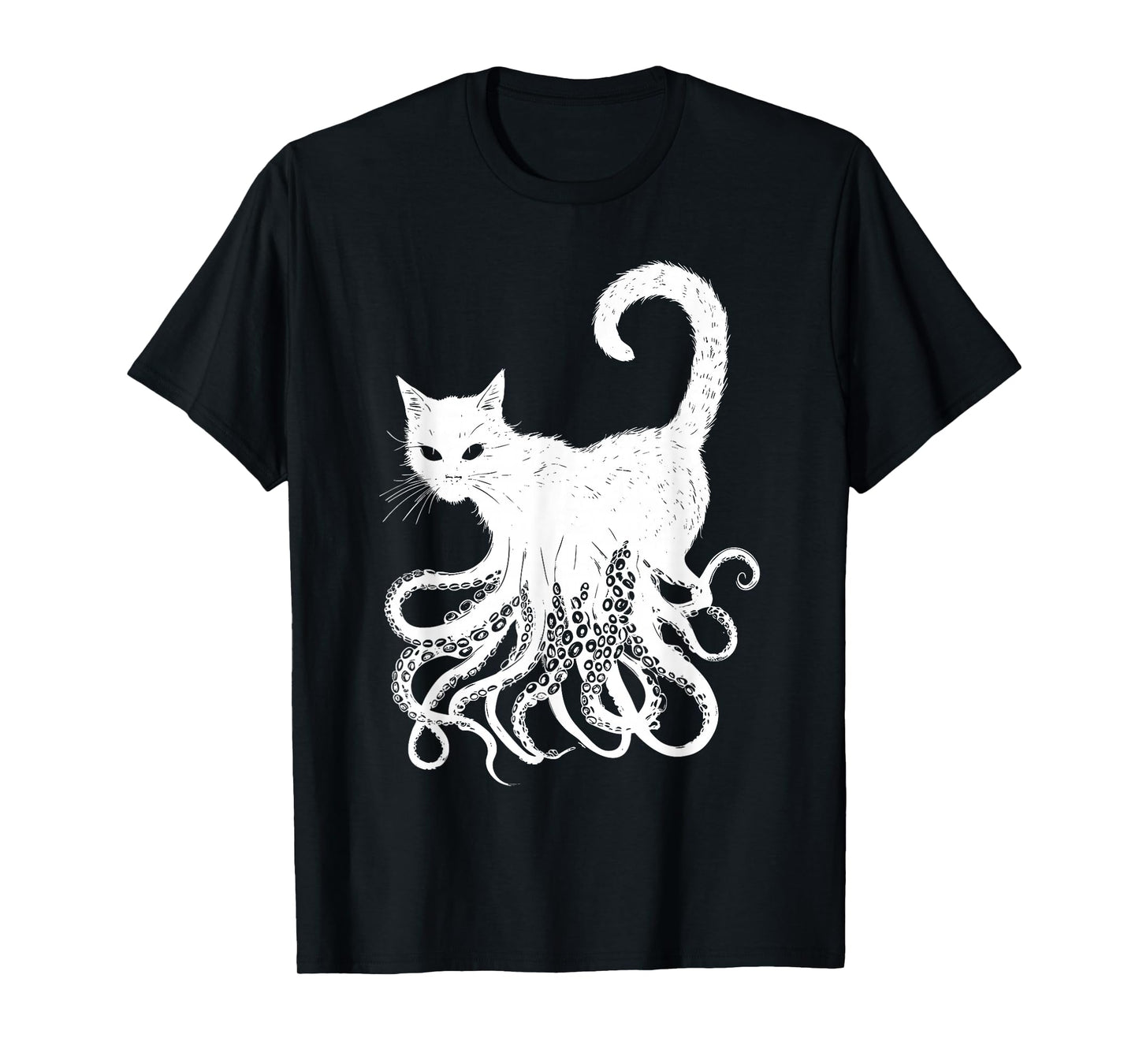 Cthulhu Lovecraft Cat Cosmic Horror Cathulhu T-Shirt