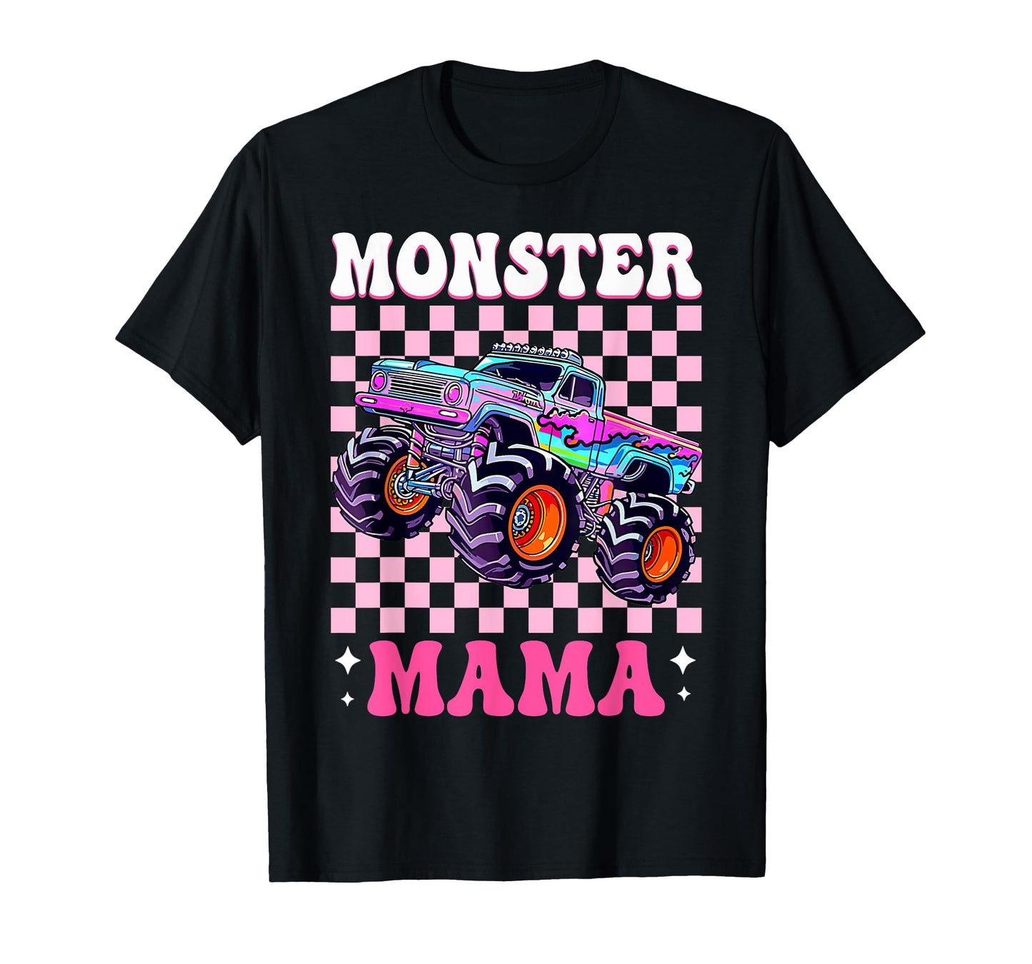 Monster Truck Mama Shirt Monster Truck Mom Family Matching T-Shirt