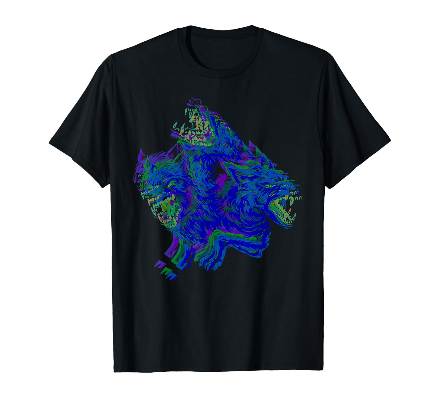 Cerberus Myth Hellhound Three Headed Beast Underworld T-Shirt