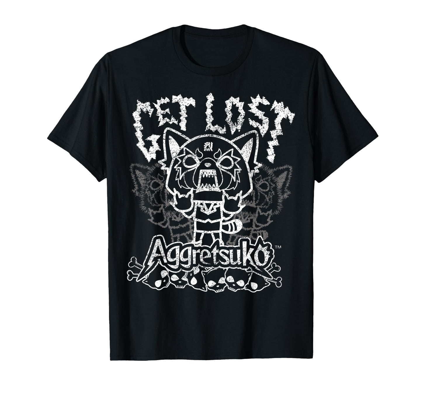 Aggretsuko Get Lost Rage Tee Shirt T-Shirt
