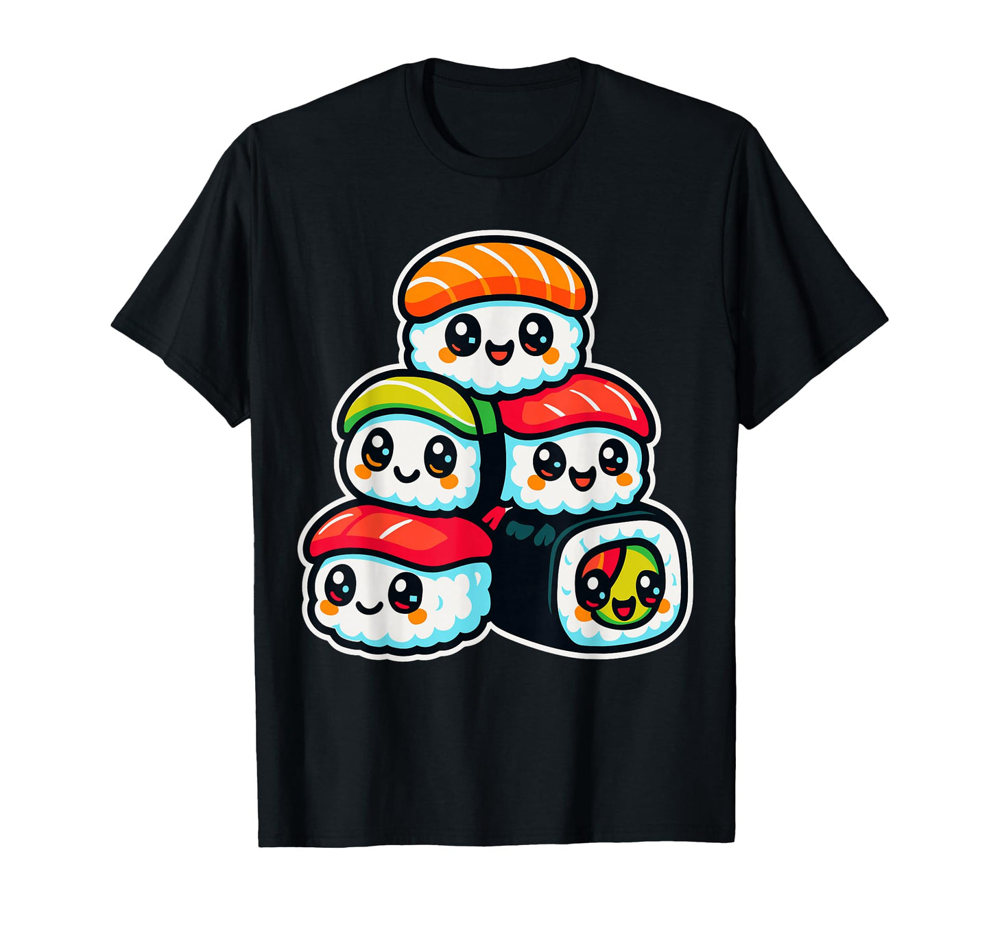 Cute Japanese Kawaii Sushi T-Shirt