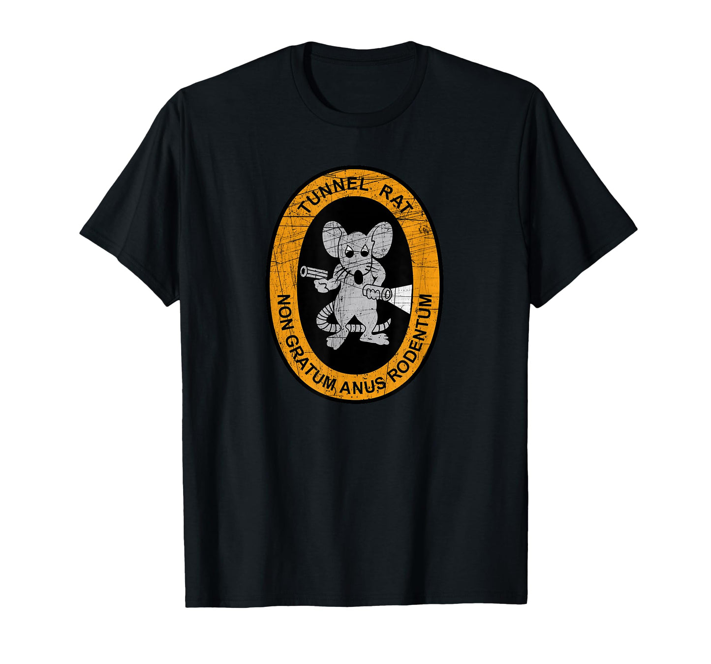 Vietnam Veteran Tunnel Rat Non Gratum Anus Rodentum T-Shirt