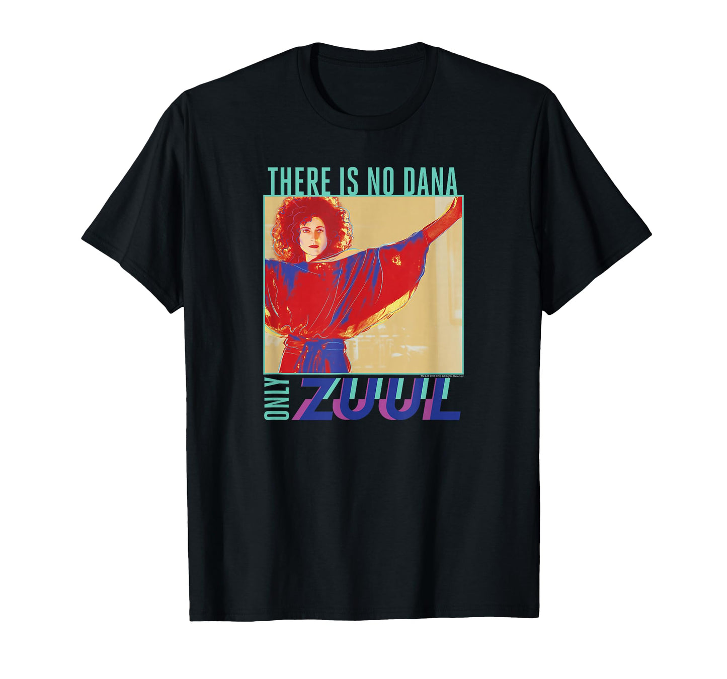 Ghostbusters Pop Art There is No Dana Only Zuul Retro Movie T-Shirt