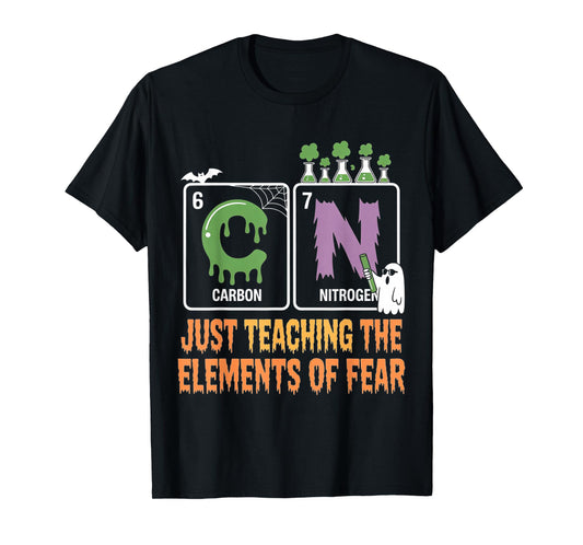67 Meme Science Chemistry Humor Periodic Table Halloween T-Shirt