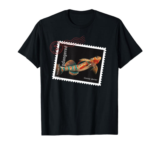 USPS Endangered Species Candy Darter Postmark T-Shirt