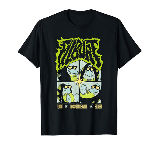 Rocko's Modern Life Heavy Metal Filburt Cartoon T-Shirt