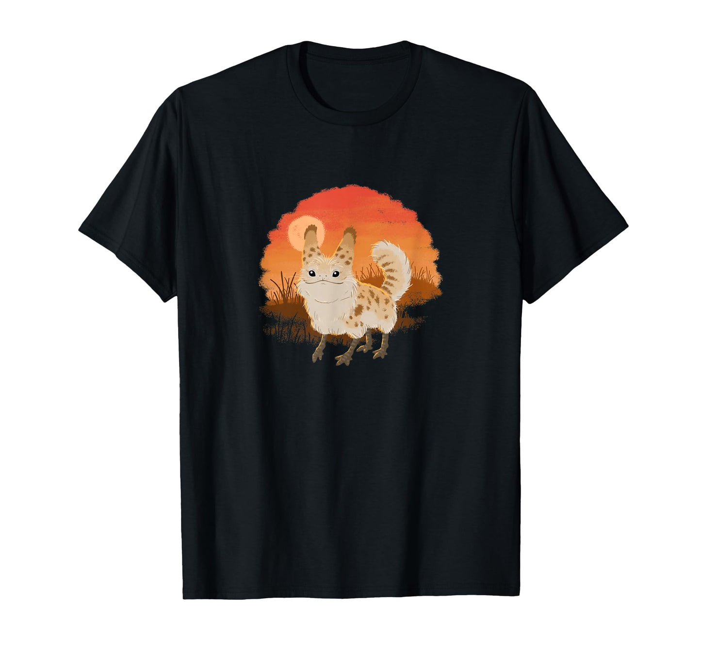 Star Wars: Ahsoka Loth-Cat Fluffy Sunset Vignette Portrait T-Shirt