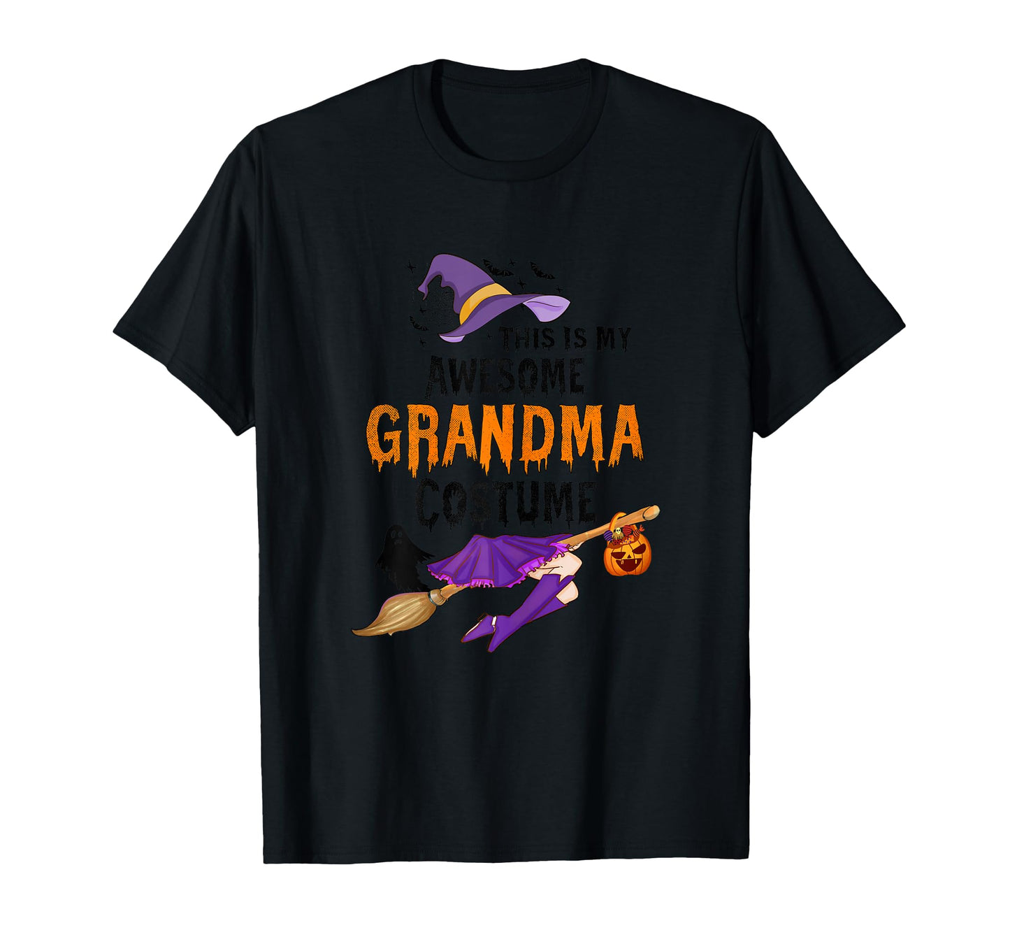 This Is My Awesome Grandma Costume Halloween Spooky Women T-Shirt