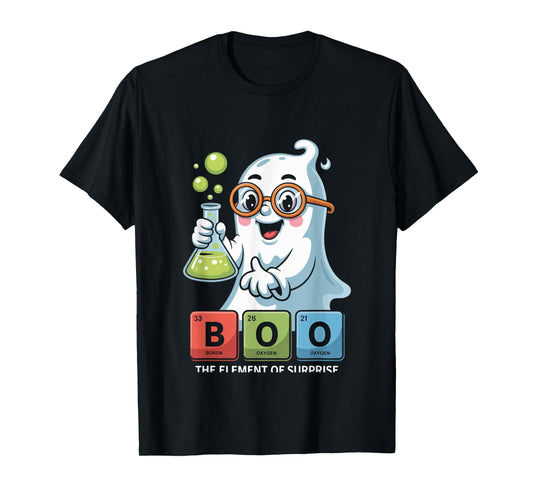 The Element of Surprise Boo Science Ghost Chemistry Kids T-Shirt