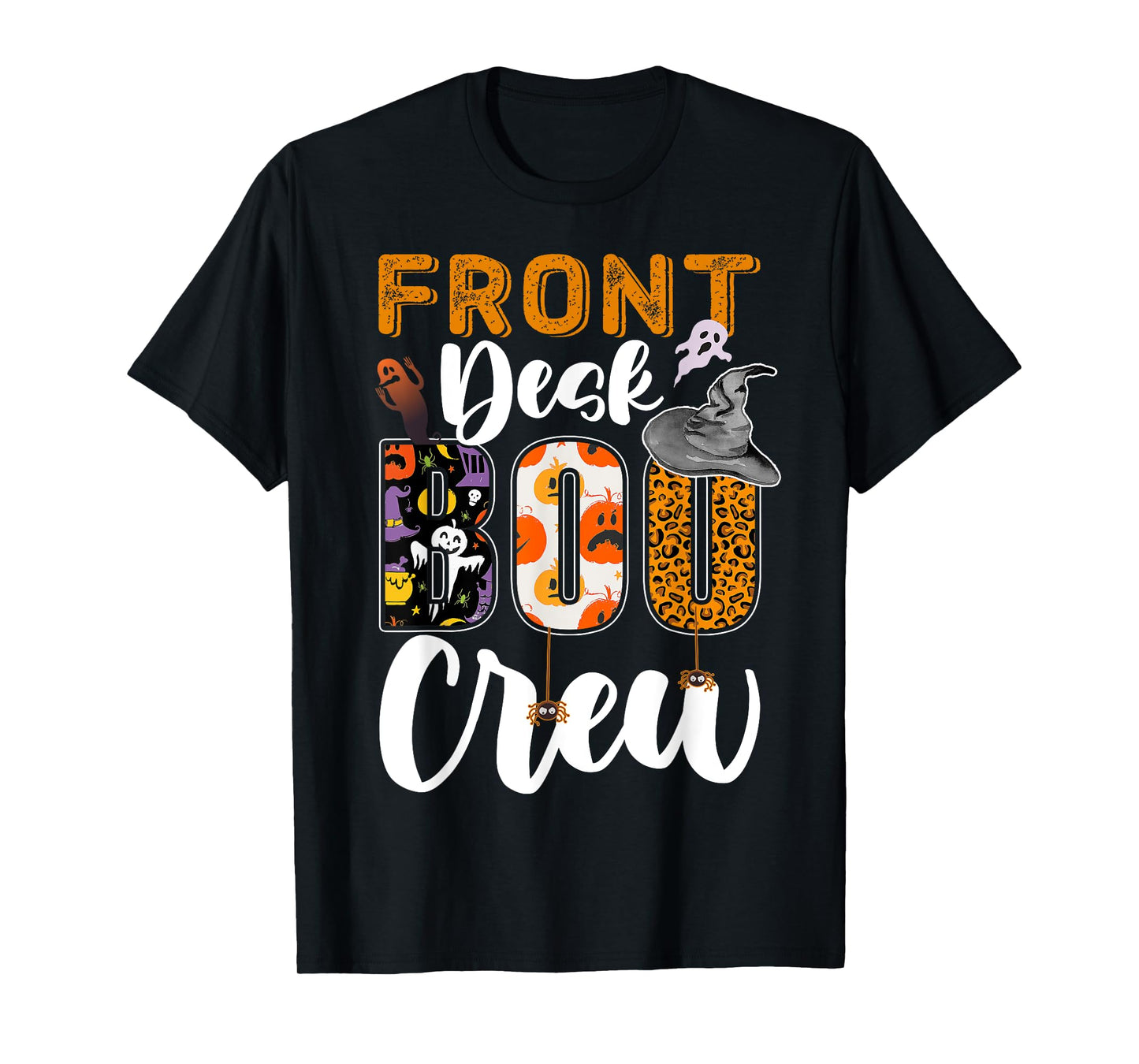 Front Desk Boo Crew Halloween Matching Lobby T-Shirt