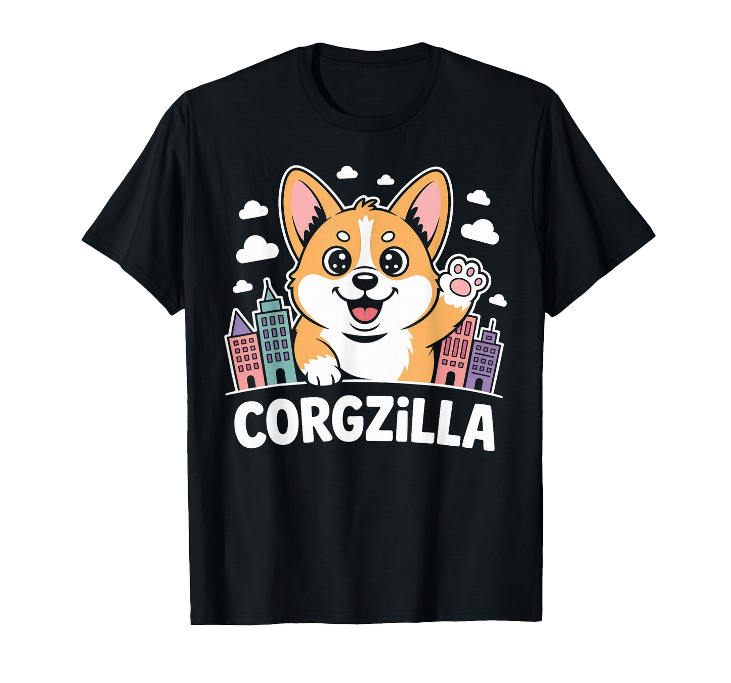 CORGZILLA Corgi Monster Humor for Dog Lovers T-Shirt
