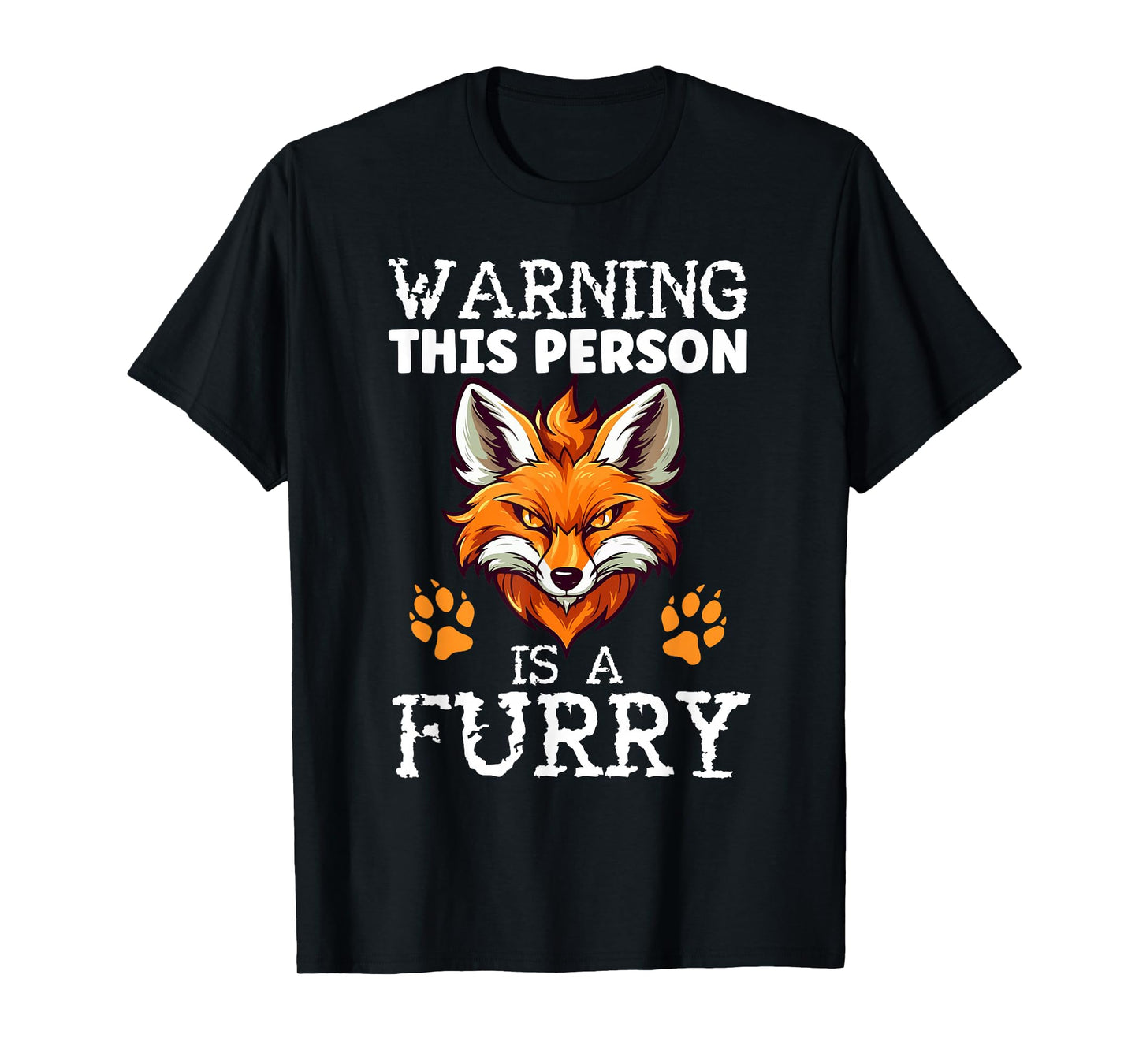Furry Fandom Fursona Fursuit Wolf This Person Is A Furry T-Shirt