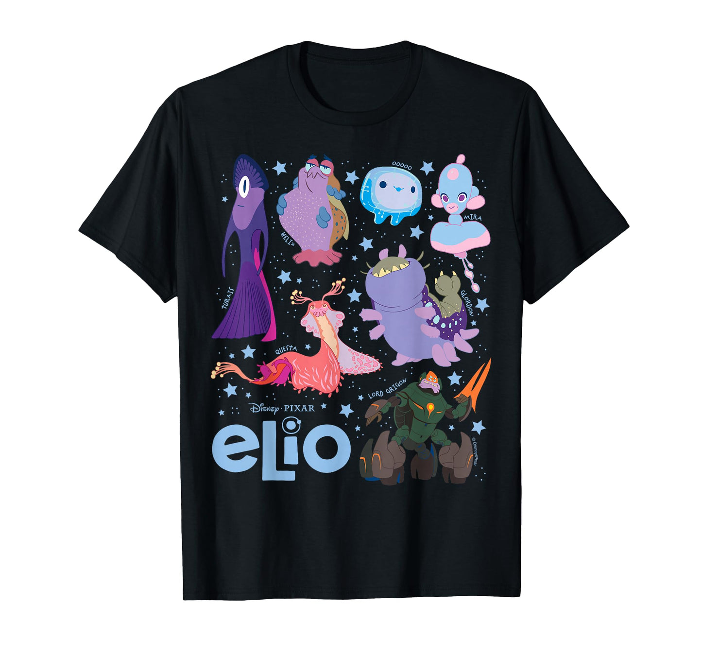 Elio Alien Cosmic Design T-Shirt