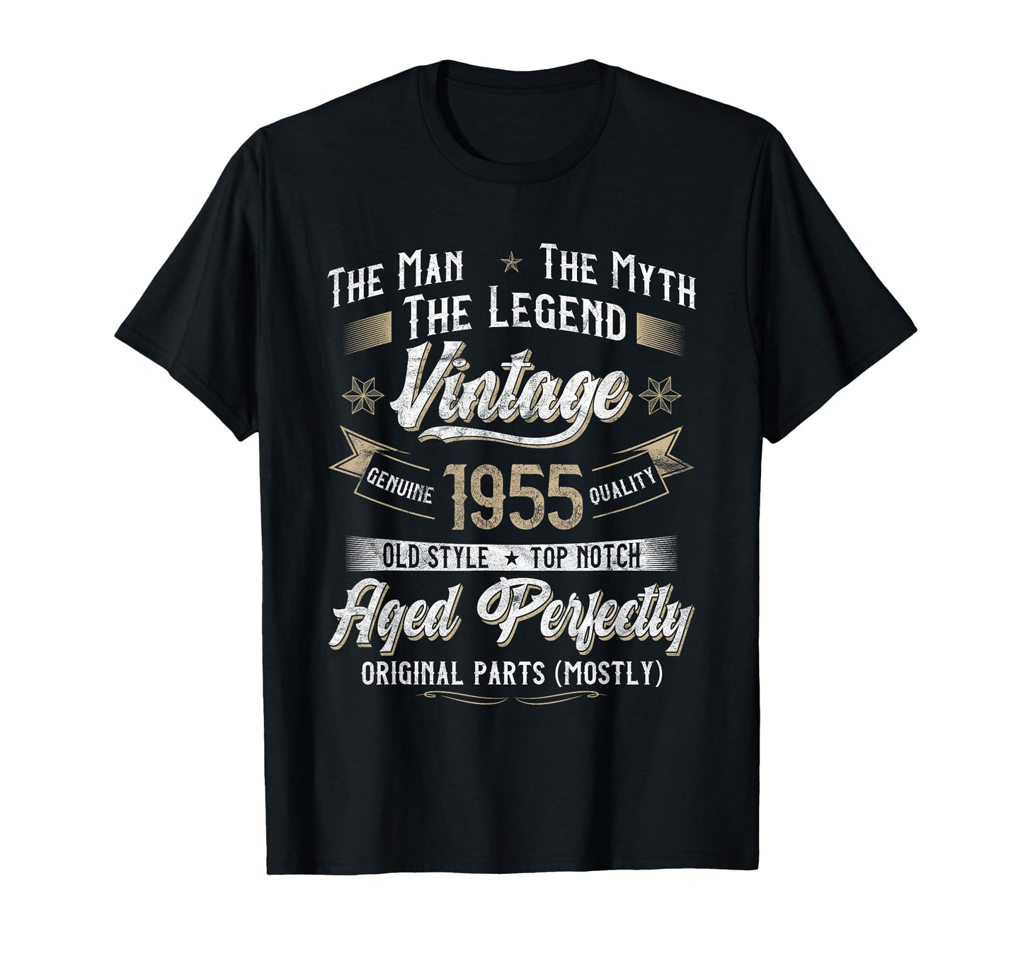 70th Birthday Gift Vintage 1955 Men Funny 70 Years Old 1955 T-Shirt