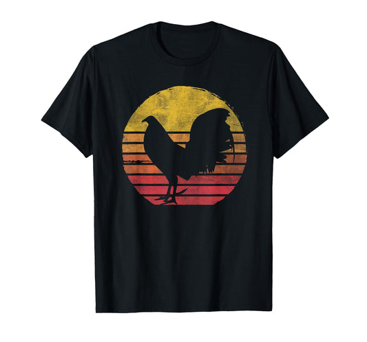 Vintage Cock Fight T Shirt Rooster Shirt T-Shirt