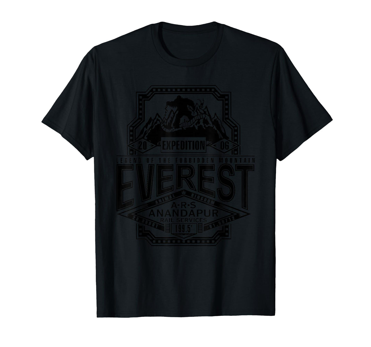 Mountain Lovers Expedition Everest, Animal Theme Park Trip T-Shirt