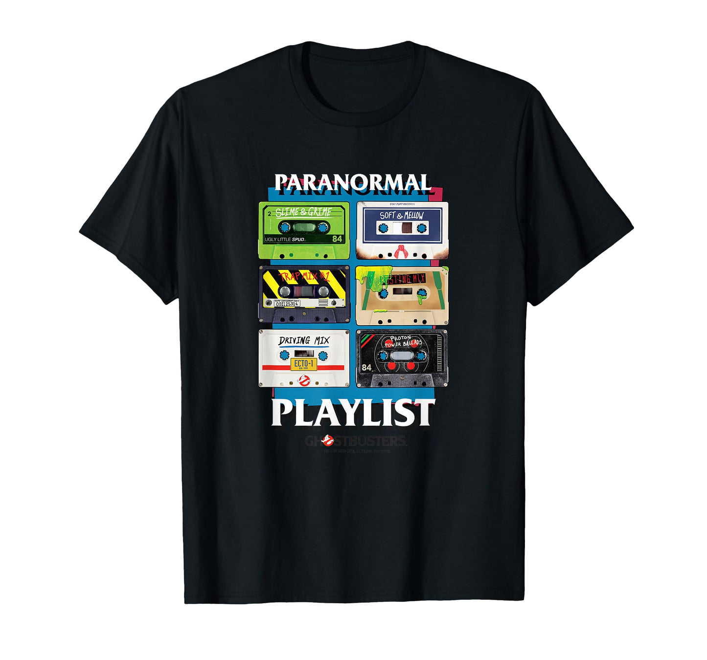 Ghostbusters Paranormal Playlist with Logo T-Shirt
