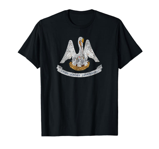 STATE OF LOUISIANA FLAG LA NEW ORLEANS BATON ROUGE T-Shirt