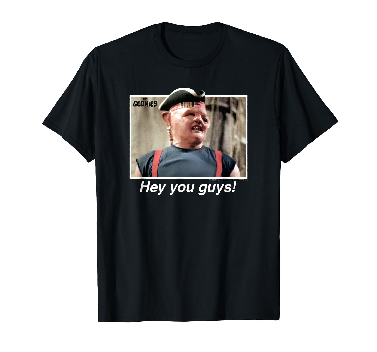 The Goonies Sloth Hey You Guys Quote T-Shirt