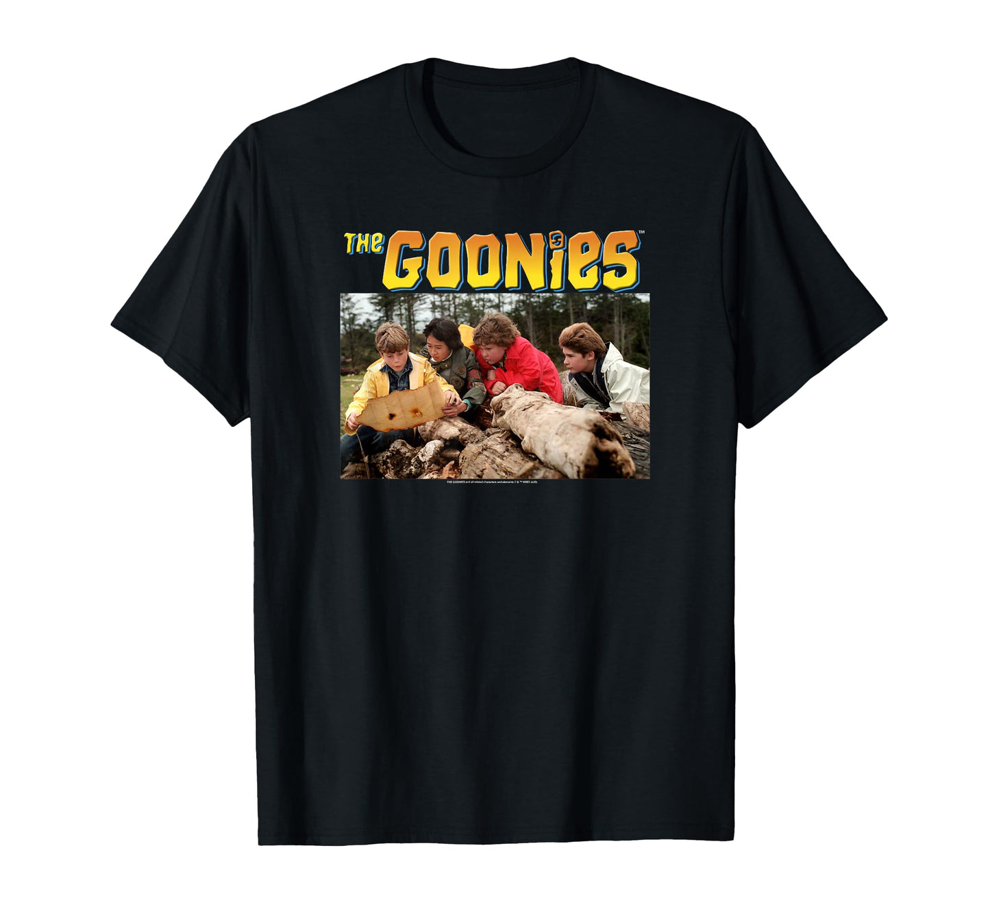 The Goonies Group Photo Logo T-Shirt