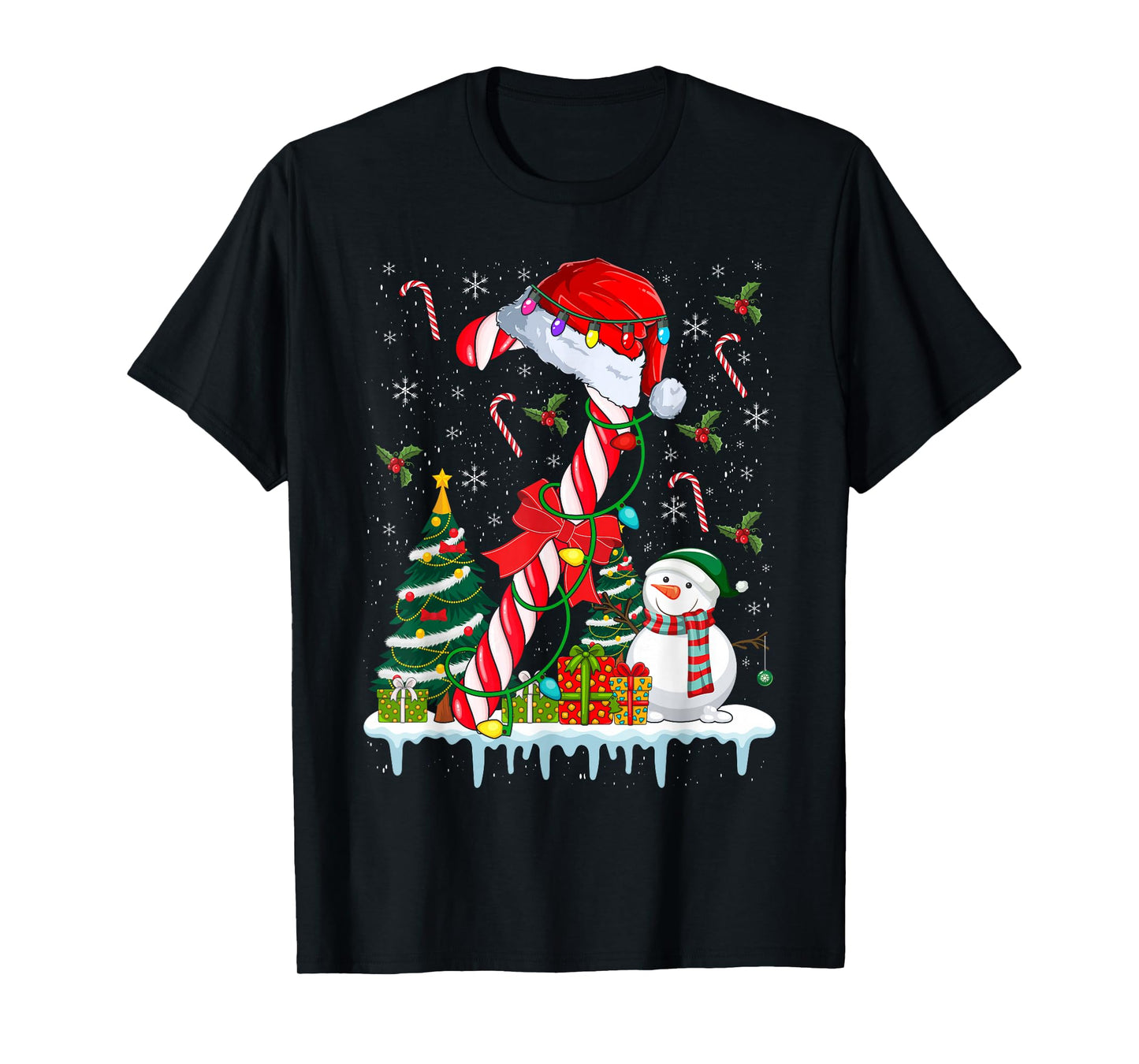 Christmas Candy Cane Lover Gift Co. Candy Cane Crew Christmas Matching Costume Xmas Group Unisex Family/Group T-Shirt