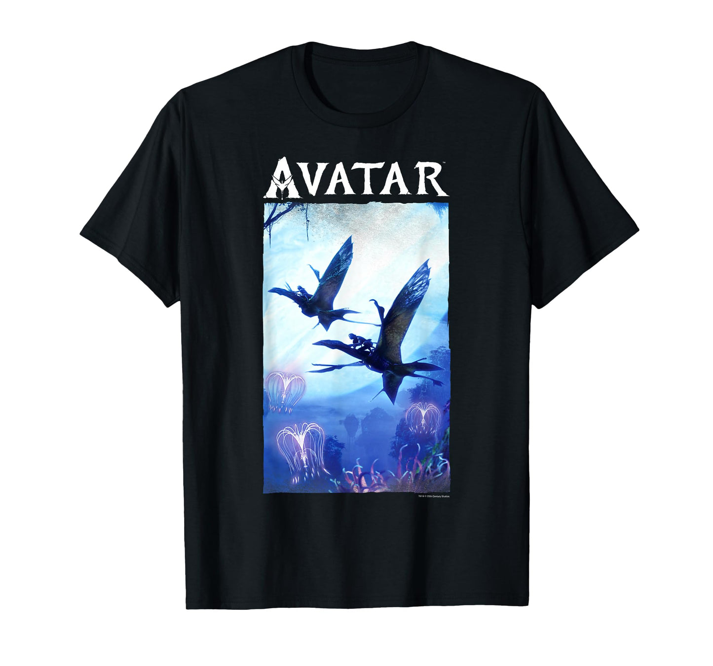 Avatar: The Way of Water Avatar Flight Pandora Panel T-Shirt Small