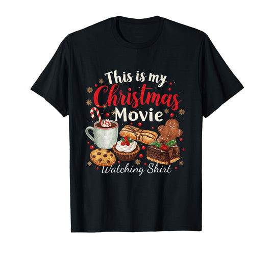 This is My Christmas Movie Watching Design T-Shirt