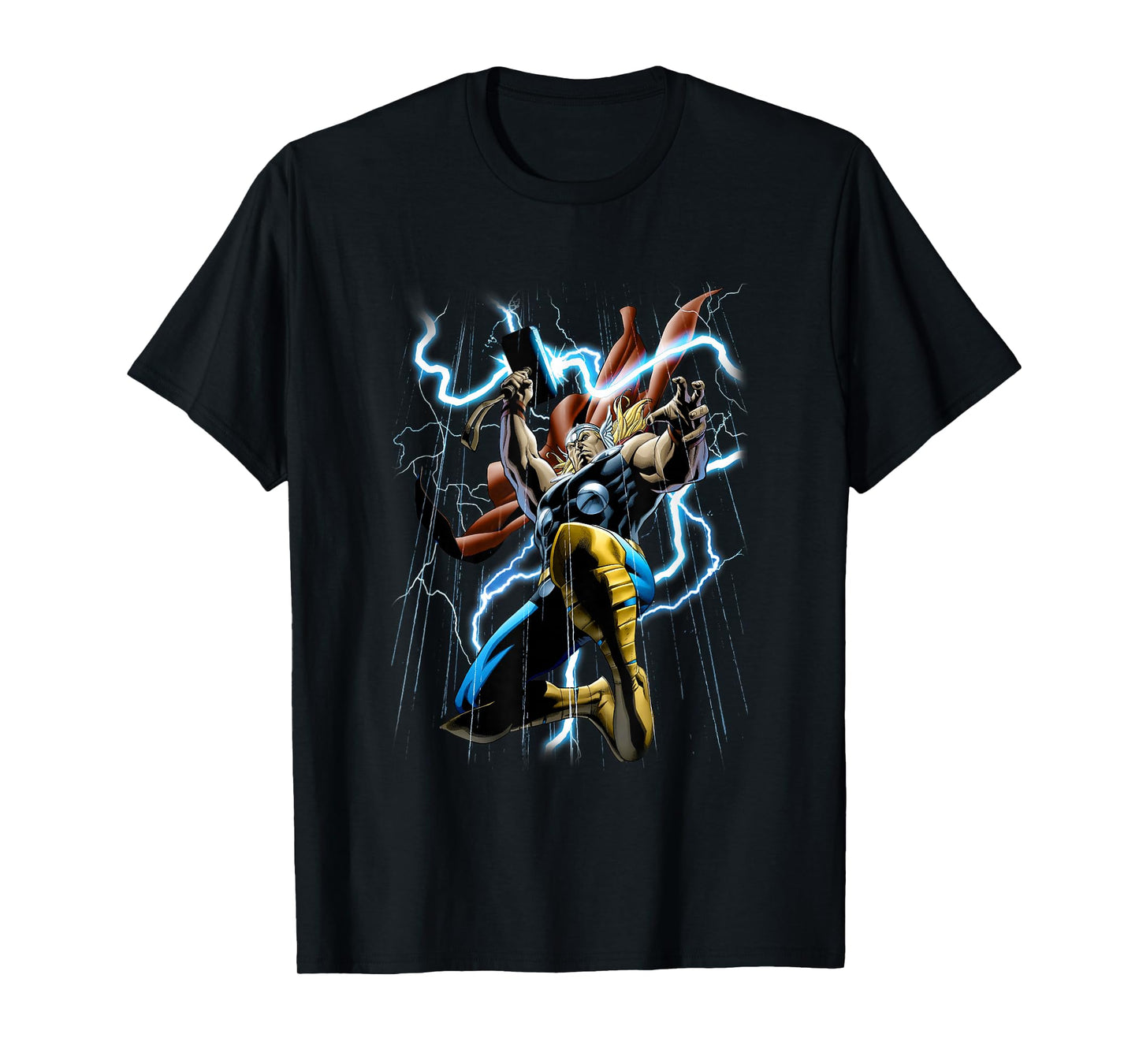 Marvel Comics Retro Classic Thunder & Lightning Mighty Thor T-Shirt